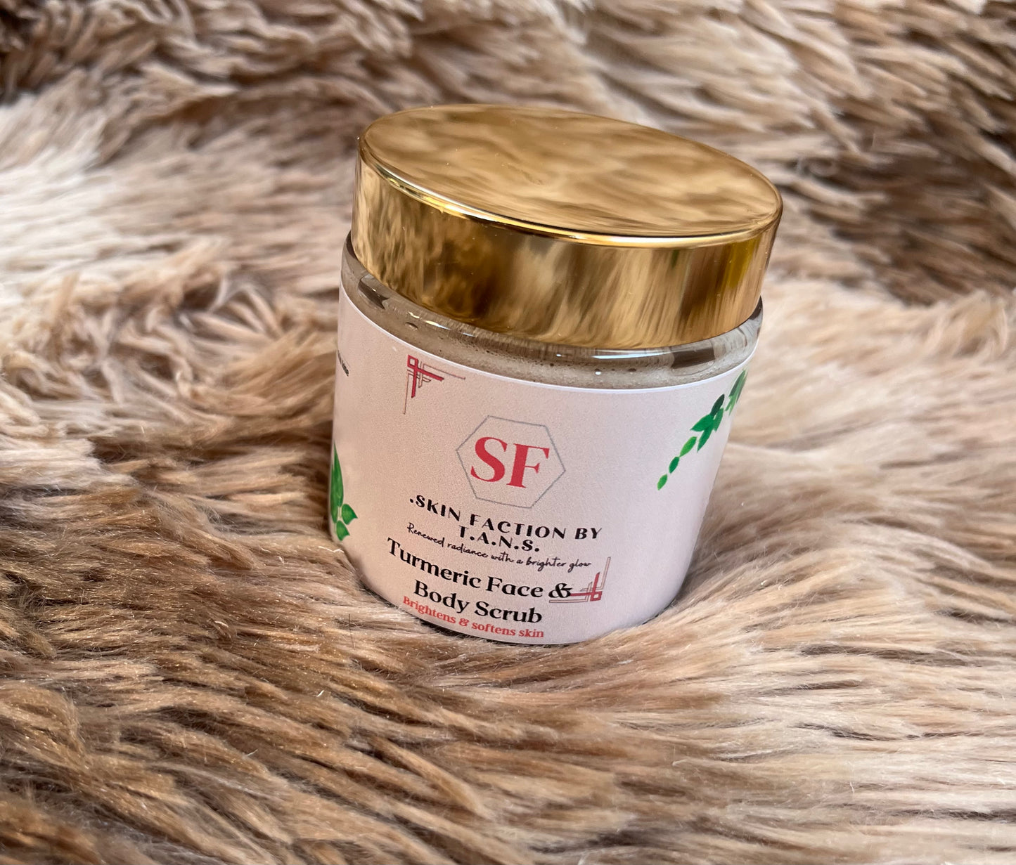 Turmeric face & body scrub